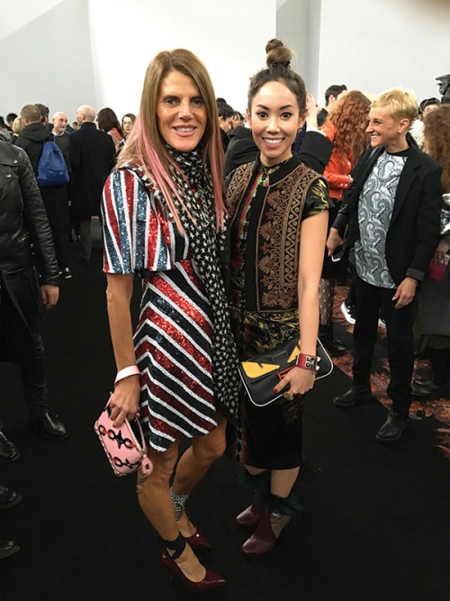 Yen Kuok with Anna Dello Russo